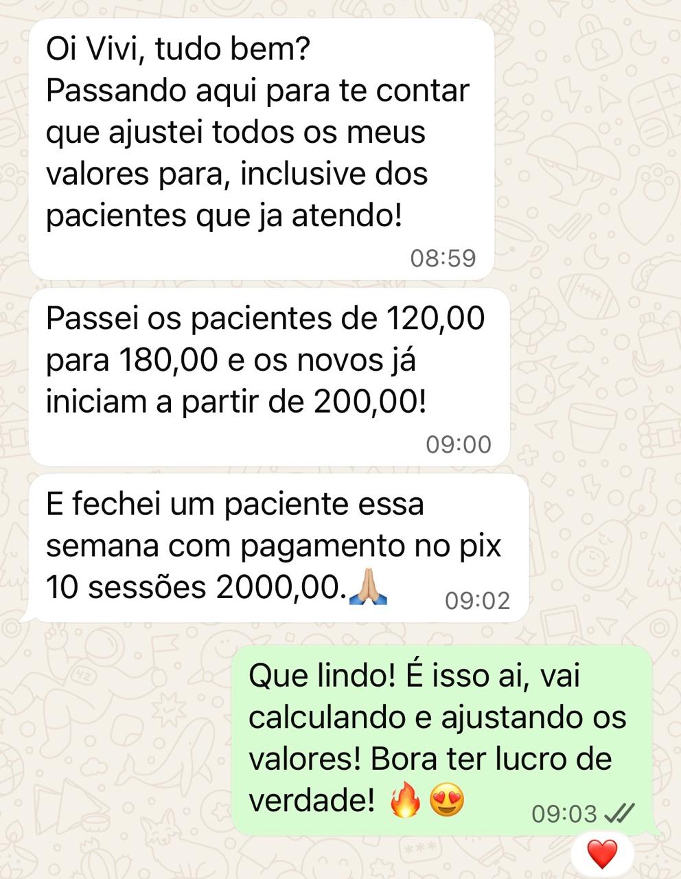 AUMENTO VALORES DEPOIMENTO